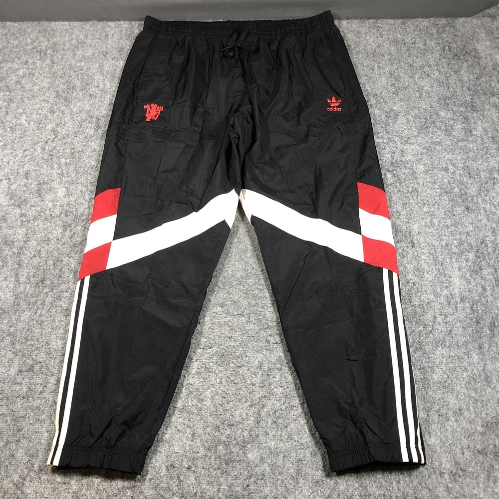 Manchester United Adidas MUFC OG TP Track Pants Mens 2XL Black IS6527 Streetwear